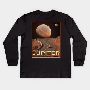 POSTCARD: JUPITER. Kids Long Sleeve T-Shirt